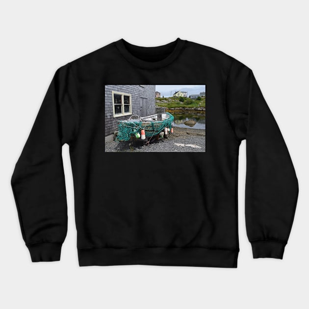 Maritime Fisherman's Boat Crewneck Sweatshirt by Tenpmcreations